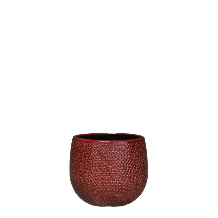 Gabriel pot round bordeaux - h14xd16cm image