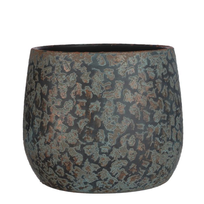 Clemente pot round copper - h31xd38cm image