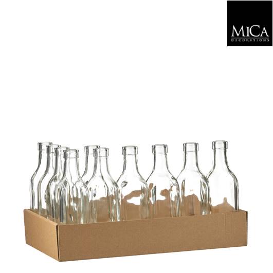 SKIPP BOTTLE GLASS - H 21 X D 6 CM