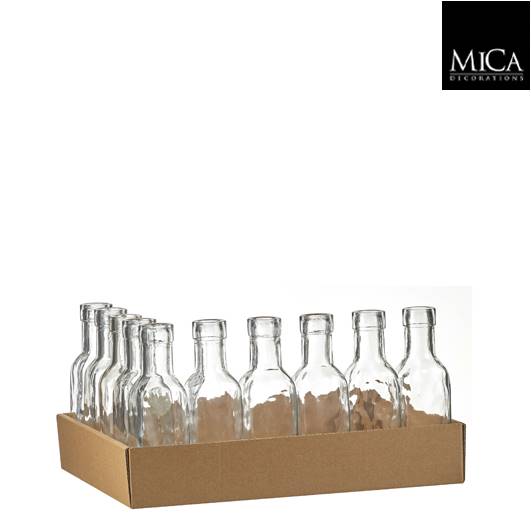 SKIPP BOTTLE GLASS - H 16 X D 5 CM