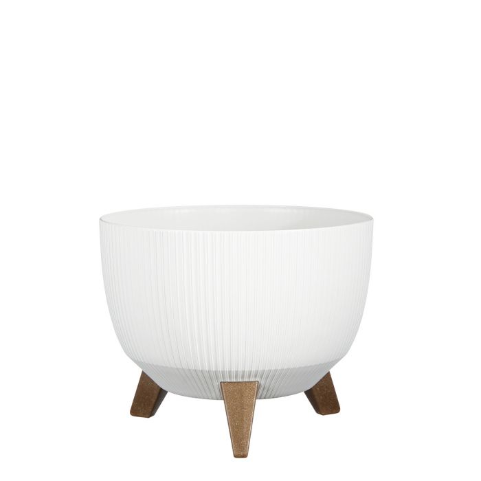 Doppio bowl on stand off white FSC Mix - h18xd29cm
 image