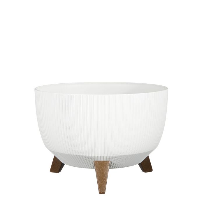 Doppio bowl on stand off white FSC Mix - h18,5xd33cm
 image