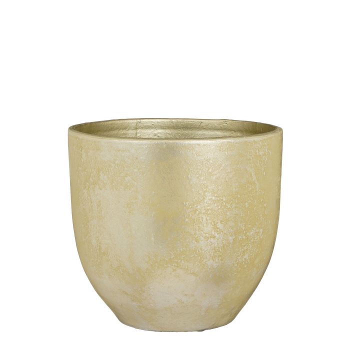 Carrie pot round champagne rustic - h26xd29cm
 image