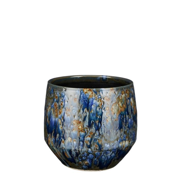 Harris pot round blue - h18xd20cm
 image