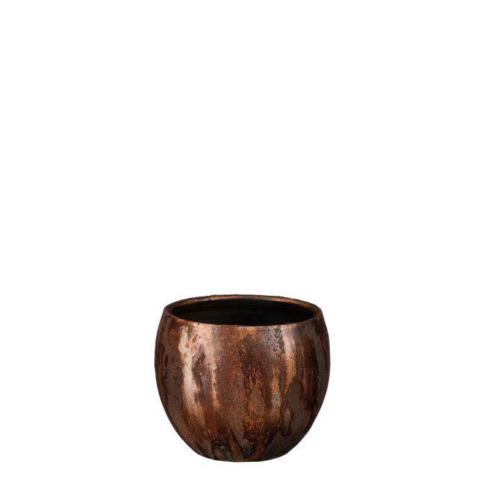 Roel pot round rust - h13xd14cm
 image