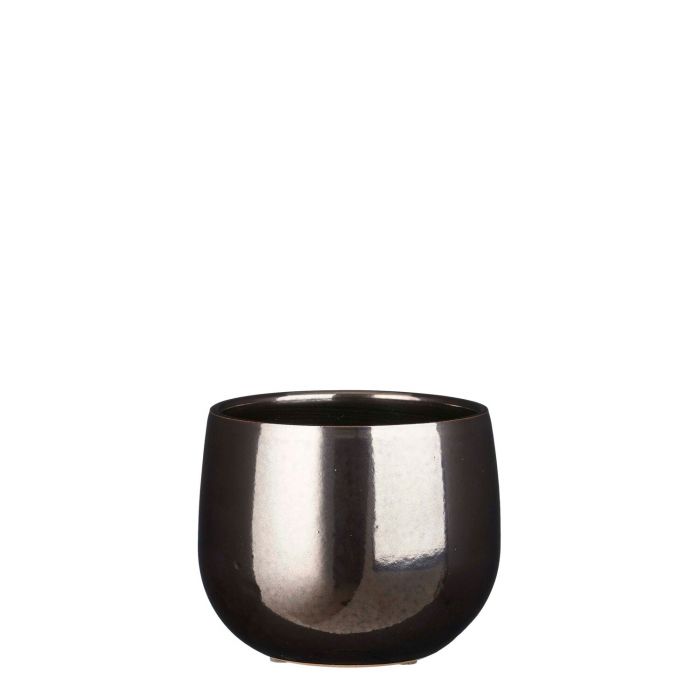 Pablo pot round bronze - h14xd16cm
