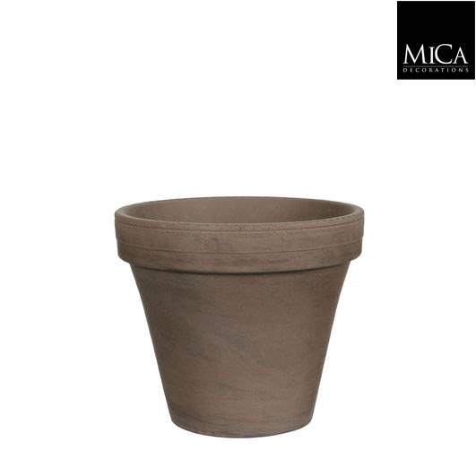 STAN POT ROUND GREY BASALT 15,5 X 17,5 CM 