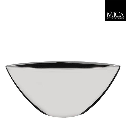 KYRA POT OVAL SILVER - L 45  X  W  14,5 X H 15 CM   image