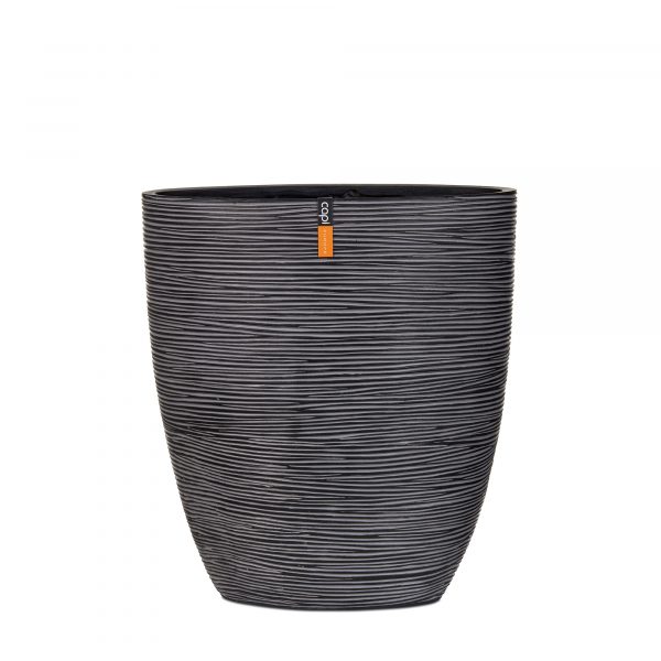 Planter oval Rib 12.5L / 14x32x37 anthracite image