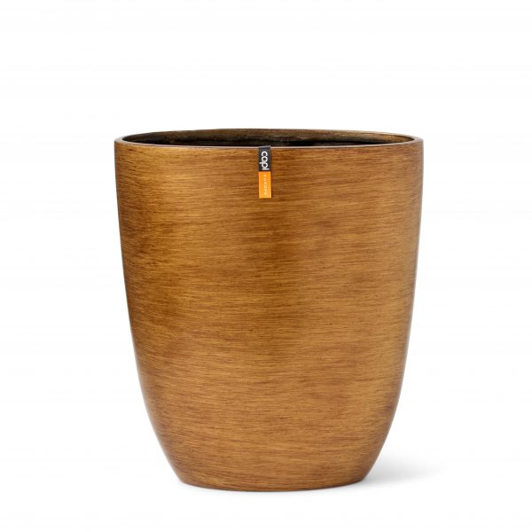 Planter oval Retro 12.5L / 32x14x37 gold image