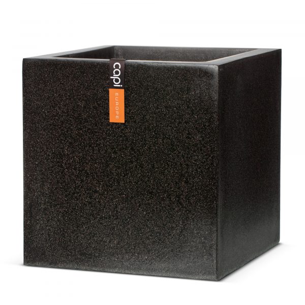 Planter square black 8L